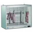 ESPOSITORE PENSILE REFRIGERATO - SERIE CLIPPER SA SG - STRUTTURA IN ACCIAIO INOX - Temp. °C +4/+8 - MONOFASE - STATICA - PORTE SCORREVOLI - QUADRO ELETTRICO COMPLETO DI TERMOSTATO