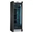 VETRINA REFRIGERATA PER VINO - Mod. ENY 420 N BLACK - STATICO - TEMPERATURA °C +4/+18 - N. 1 PORTA IN VETRO - STRUTTURA IN LEGNO FRASSINO NERO - CAPACITA' LORDA Lt. 382 - CAPACITA' NETTA Lt. 342 - POTENZA W 230 - ALIMENTAZIONE 220/50Hz MONOFASE - DIMENSIO