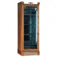 VETRINA REFRIGERATA PER VINO - Mod. ENY 420 N NM - STATICO - TEMPERATURA °C +4/+18 - N. 1 PORTA IN VETRO - STRUTTURA IN LEGNO NOCE MEDIO - CAPACITA' LORDA Lt. 382 - CAPACITA' NETTA Lt. 342 - POTENZA W 230 - ALIMENTAZIONE 220/50Hz MONOFASE - DIMENSIONI cm 