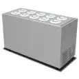 CONSERVATORE PER GELATO MANTECATO A POZZETTO - MOD. COMBI 10C - CAPACITA' LT. 440 - TEMPERATURA -5°/-20°C - Dim. Cm. L 152 x P 67,9 x h 96,1 - Norma CE