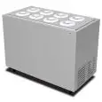CONSERVATORE PER GELATO MANTECATO A POZZETTO - MOD. COMBI 8C - CAPACITA' LT. 350 - TEMPERATURA -5°/-20°C - Dim. Cm. L 127 x P 67,9 x h 96,1 - Norma CE