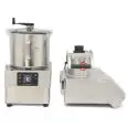 ABBINATO CUTTER E TAGLIAVERDURE PROFESSIONALE - Mod. COMBI CK-38V - Capacità vasca cutter lt 8 - Produzione oraria tagliaverdure Kg/h 450 - Capacità coperti da 100 a 450 - Alimentazione monofase 230V/1/50-60Hz - Potenza W 1500