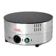 CREPIERA ELETTRICA - MOD. CR 2082 - PIANO COTTURA IN VETROCERAMICA ROTONDO Ø 35 cm - ALIMENTAZIONE MONOFASE 230V/1/50HZ - POTENZA 1500 W - DIMENSIONI cm Ø 37 x H 18 - NORMA CE