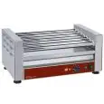 MACCHINA CUOCI WÜRSTEL E SALSICCE - Mod CSX/7R-N - 7 rulli in cromo - Temperatura 0/+300 °C - Potenza W 900 - Alimentazione monofase - Dimensioni cm L 54,5 x P 32 x 24h