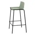 SGABELLO CUBA - MOD. 623 - STRUTTURA A 4 GAMBE IN TUBO DI ACCIAIO - SEDUTA IN POLIPROPILENE - ALTEZZA SEDUTA cm 75 - PER USO INTERNO - IMPILABILE - DIM. Cm L 52 x P 48 x H 96 - NORMA CE