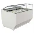 VETRINA GELATERIA - Mod CUBITO - Ventilata - Vetri dritti apribili - Temperatura -18/-20°C