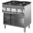Cucina a gas 4 fuochi Allforfood 9DGMH4B12 linea IKON