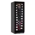 VETRINA REFRIGERATA PER VINO - Mod. EY180I1VD NL - VENTILATO - TEMPERATURA °C +2/+20 - N. 1 PORTA IN VETRO - STRUTTURA IN LAMIERA VERNICIATA NERA - CAPACITA' LORDA Lt. 438 - POTENZA W 130 - ALIMENTAZIONE 220/50Hz MONOFASE - DIMENSIONI cm L 59,5 x P 69 x H
