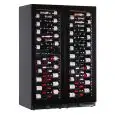 VETRINA REFRIGERATA PER VINO - Mod. EY355I3VD NL - VENTILATA - TEMPERATURA +2°/+20°C / +2°/+12°C / +12°/+20°C - N. 2 PORTE IN VETRO - STRUTTURA IN LAMIERA VERNICIATA NERA - CAPACITA' LORDA Lt. 872 - POTENZA W 260 - ALIMENTAZIONE 220/50Hz MONOFASE - DIMENS