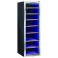 Vetrina refrigerata per vino - Mod CW 508 - Ventilata - Temperatura °C +5/+20 - Capacità Lt 520 - Dimensioni cm L 59,5 x P 77 x H 185,1