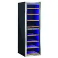Vetrina refrigerata per vino - Mod CW 518DT - Ventilata - Temperatura °C +5/+12 e +12/+20 - Capacità Lt 520 - Dimensioni cm L 59,5 x P 77 x H 185,1