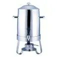 EROGATORE CALDO PER CAFFE' - MOD. DC10502 - STRUTTURA IN ACCIAIO INOX LUCIDO - CAPACITA' Lt 9 - BRUCIATORE AD ALCOOL - DIMENSIONI cm L 33 X P 24 X 54 h
