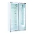 ARMADIO FRIGORIFERO - Mod. DC 1050 - N. 2 PORTE IN VETRO - REFRIGERAZIONE VENTILATA - CAPACITA' LT 1050 - TEMPERATURA +1º/+10°C - Dim. cm L 112 x P 59,5 x h 197,5 - Norma CE