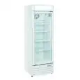 ARMADIO FRIGORIFERO - Mod. DC 388 C - N. 1 PORTA IN VETRO - REFRIGERAZIONE STATICA - CAPACITA' LT 350 - TEMPERATURA +1º/+10°C - Dim. cm L 60 x P 57 x h 183,5 - Norma CE