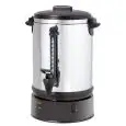 EROGATORE CALDO PER CAFFE' - MOD. DCN 1706 - STRUTTURA IN ABS CON COPERTURA IN ACCIAIO INOX - CAPACITA' Lt 7 - DIMENSIONI cm Ø 29 X 44 h