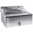 Friggitrice elettrica professionale da banco per pasticceria Dexion DEF60BP linea STAND