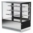VETRINA REFRIGERATA PER PASTICCERIA - Mod. LUX 3 RUZ - Refrigerazione ventitala - Vetri frontali dritti - N. 3 ripiani - Temperatura +2°/+10 °C - Alimentazione monofase -  Norma CE