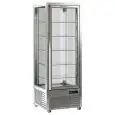 VETRINA ESPOSITIVA AD ISOLA REFRIGERATA PER PASTICCERIA - MOD. DIVA 451 Q CIOCCO - ADATTA PER CIOCCOLATO - STRUTTURA COLORE PLATINUM - Temp. °C +14/+16 - ALIMENTAZIONE MONOFASE - POTENZA W 540 - CAPACITA': 450 LT - REFRIGERAZIONE VENTILATA - DIM cm L 70 x