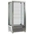 VETRINA ESPOSITIVA AD ISOLA REFRIGERATA PER PASTICCERIA - MOD. DIVA 651 Q - STRUTTURA COLORE PLATINUM - Temp. °C +4/+10 - ALIMENTAZIONE MONOFASE - POTENZA W 430 - CAPACITA': 650 LT - REFRIGERAZIONE VENTILATA - DIM CM L 90 x P 68 x h 187,5 - PESO KG 200