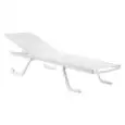 Lettino da sole - Mod DOGE - Struttura in acciaio tecnopolimero e alluminio - Per uso esterno - Dimensioni cm L 190 x P 72 x H 32,5