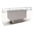 CONSERVATORE DA INCASSO PER GELATO MANTECATO E GRANITE - MOD. DOLCE VITA IN 10 - CAPACITA' LT. 410 - TEMPERATURA -5°/-20° - Dim. Cm. L 144,2 x P 71 x h 100,7 - Norma CE