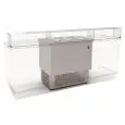 CONSERVATORE DA INCASSO PER GELATO MANTECATO E GRANITE - MOD. DOLCE VITA IN 6 - CAPACITA' LT. 240 - TEMPERATURA -5°/-20° - Dim. Cm. L 96,5 x P 64,6 x h 100 - Norma CE