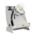 STENDIPIZZA - DILAMINATRICE - 2 COPPIE DI RULLI (rullo superiore inclinato) mod. DRV 420  - Lunghezza Rulli cm 42,2 - Potenza Kw 0,37 - 230 V monofase - Dimensioni L 60 x P 45,5 x H 81 cm - Peso Kg. 35 - Norma CE