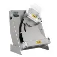 STENDIPIZZA - DILAMINATRICE - 2 COPPIE DI RULLI (rullo superiore inclinato) mod. DRV 420 TG - AVVIAMENTO AUTOMATICO CON SENSORI - TIMER REGOLABILE - Lunghezza Rulli cm 42,2 - Potenza Kw 037 - 230 V monofase - Norma CE