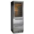 Vetrina refrigerata per vino bizona con capacità Lt 425 e temperatura +2° / +20 ° C / 0° / +15 ° C Klimaitalia DW 190 SILVER