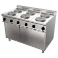 Cucina elettrica 6 piastre Allforfood G7GWEV6DC linea SIMPLE