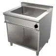 BAGNOMARIA ELETTRICO - MOD. G7DGO2DC - N. 1 vasca GN 2/1 h 20 cm - N. 1 vano neutro a giorno - Potenza kW 3 - Dimensioni: cm L 80 x P 70 x H 85 - Norma CE