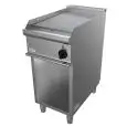 Fry Top elettrico professionale piastra rigata in acciaio Allforfood G7NUP1DCT linea SIMPLE