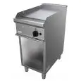 Fry Top a gas professionale piastra liscia in acciaio Allforfood G7NUQ1DCN linea SIMPLE