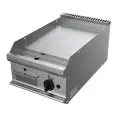 Fry Top a gas professionale da banco piastra liscia in acciaio Allforfood G7NUQ1DDN linea SIMPLE