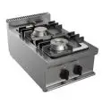 Piano cottura a gas 2 fuochi Allforfood G7GWRG2DD2M linea SIMPLE