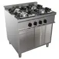 Cucina a gas 4 fuochi Allforfood G7GWRG4DC2M2G linea SIMPLE