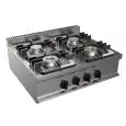 Piano cottura a gas 4 fuochi Allforfood G7NURG4DD2M2G linea SIMPLE