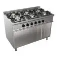 Cucina a gas 6 fuochi Allforfood G7GWRG6DC6M linea SIMPLE