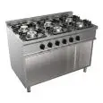 Cucina a gas 6 fuochi Allforfood G7NURG6DC6M linea SIMPLE