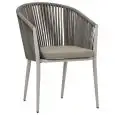 POLTRONCINA - MOD. E70 - STRUTTURA IN ALLUMINIO VERNICIATO - TESSUTO IN PIATTINA DI POLIETILENE - CUSCINO IDROREPELLENTE - ALTEZZA SEDUTA cm 47 - IMPILABILE - PER USO ESTERNO - DIM. cm L 47 x P 47 x h 89 - NORMA CE