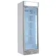 ARMADIO FRIGORIFERO IN LAMIERA VERNICIATA - PER BIBITE - STATICO CON AGITATORE - Mod. GXI450E - CAPACITA' Lt 450 - N. 1 PORTA A VETRO - TEMPERATURA 0/+10°C - DIM. cm L 65 x P 60 x H 195 - NORMA CE