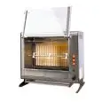 GIRARROSTO VERTICALE ELETTRICO - MOD ELBA9/PE - CAPACITA' N 9 POLLI - N 3 aste in tubolare inox mm 12 x 12 mm Lunghezza cm 54,3 - Resistenza corazzata - Allaccio 230 V MONOFASE - Potenza 4,2 Kw - Dimensioni cm L 70 x P 39,1 x 64 h - Norma CE