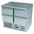 Saladette e tavolo refrigerato in acciaio inox Atosa ESL3820GR