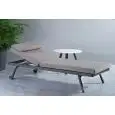Lettino da sole - Mod ETESIAN LOUNGER - Struttura in acciaio tecnopolimero e alluminio - Per uso esterno - Dimensioni cm L 204 x P 85 x H 34