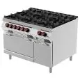 Cucina a gas 6 fuochi con forno elettrico Desco FAE93M0 linea BOHEME