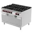 Cucina a gas 6 fuochi con forno maxi elettrico Desco FAE93MM linea BOHEME