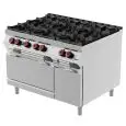 Cucina a gas 6 fuochi con forno a gas Desco FAG93M0 linea BOHEME