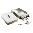 AFFUMICATORE RAPIDO A FREDDO PORTATILE - MOD. FAS-164 - N. 1 PIANO DI COTTURA - GRIGLIA DI COTTURA cm L 40 x P 60 - ALIMENTAZIONE MONOFASE 230V/1/50-60Hz - DIMENSIONI cm L 71,5 x P 41,5 x H 23 - Norma CE