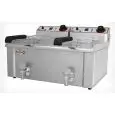 Friggitrice elettrica professionale da banco Allforfood FBR13+13