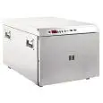FORNO ELETTRICO A BASSA TEMPERATURA PER GASTRONOMIA - MOD. FBT - ALIMENTAZIONE MONOFASE 230V/1/50Hz - POTENZA W 1200 - CAPACITA' N. 3 TEGLIE GN 1/1 O TEGLIE cm 60x40 - DIMENSIONI cm L 49,7 x P 69,1 x H 41,5
